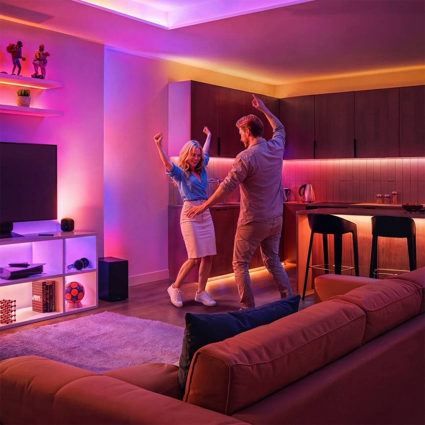 Philips - LED RGBIC dimeriuojama juosta SMART STRIP 3m LED/13W/230V 2700-6500K Wi-Fi
