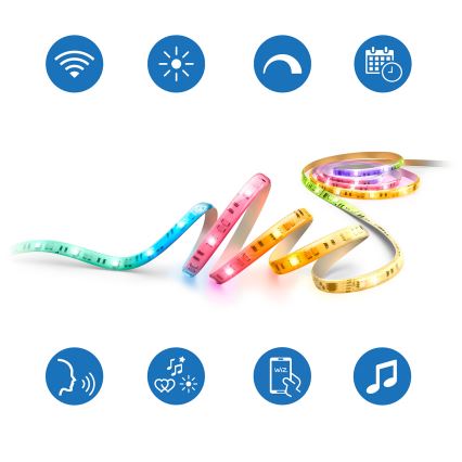 Philips - LED RGBIC dimeriuojama juosta SMART STRIP 3m LED/13W/230V 2700-6500K Wi-Fi