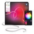 Philips - RGBW dimeriuojama LED juosta Hue FLUX, 10 m, 60 W, 230 V, 2200–6500 K