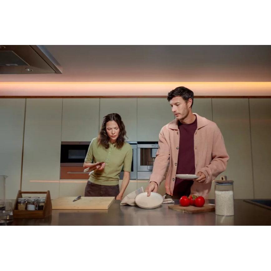 Philips - RGBW dimeriuojama LED juosta Hue FLUX, 10 m, 60 W, 230 V, 2200–6500 K
