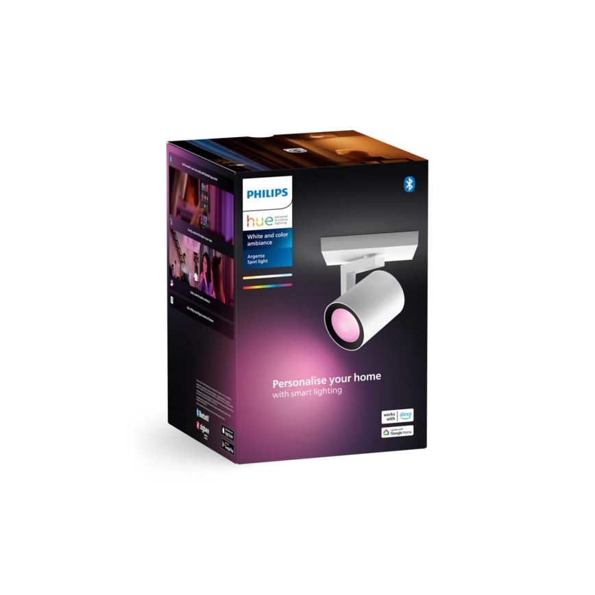 Philips - RGBW LED pritemdomas akcentinis apšvietimas Hue ARGENTA 1xGU10/4,2W/230V 2000-6500K