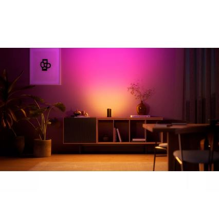 Philips - Komplektas 2x LED RGBW dimeriuojamas projektinis šviestuvas Hue PLAY LED/20W/230V 2000–6500K juodas