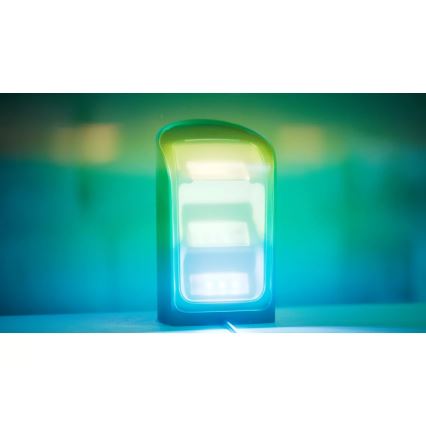 Philips - Komplektas 2x LED RGBW dimeriuojamas projektinis šviestuvas Hue PLAY LED/20W/230V 2000–6500K juodas