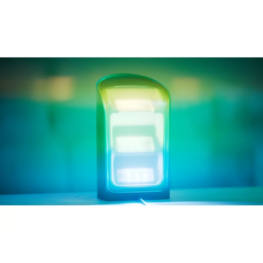 Philips - Komplektas 2x LED RGBW dimeriuojamas projektinis šviestuvas Hue PLAY LED/20W/230V 2000–6500K juodas