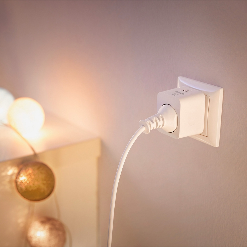 Philips - Rinkinys 3 vnt. išmanių SCHUKO lizdų 2300W Wi-Fi
