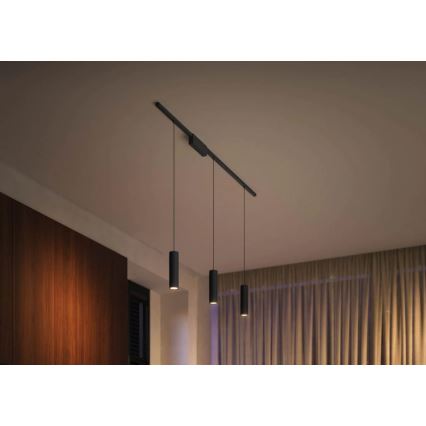 Philips - Komplektas 3x dimeriuojamų LED RGBW pakabinamų šviestuvų ant laido, skirti Hue PERIFO bėginei sistemai LED/15,6W/230V 2000-6500K