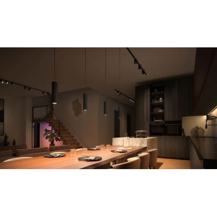 Philips - Komplektas 3x dimeriuojamų LED RGBW pakabinamų šviestuvų ant laido, skirti Hue PERIFO bėginei sistemai LED/15,6W/230V 2000-6500K