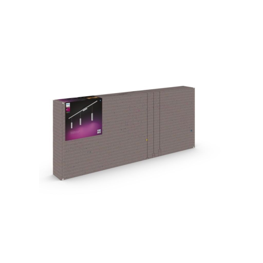 Philips - Komplektas 3 vnt. dimeriuojamas RGB LED pakabinamas šviestuvas ant troselio, skirtas Hue bėgelių sistemai PERIFO LED RGB/15,6W/230V 2000-6500K