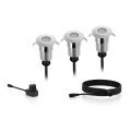 Philips - RINKINYS 3x LED Lauko įleidžiamas šviestuvas SPORE LED/1W/24/230V IP67