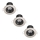 Philips - RINKINYS 3x LED Reguliuojamas vonios įleidžiamas šviestuvas ABROSA LED/9W/230V IP44