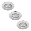 Philips - RINKINYS 3x LED Reguliuojamas vonios šviestuvas DIVE LED/5W/230V IP65
