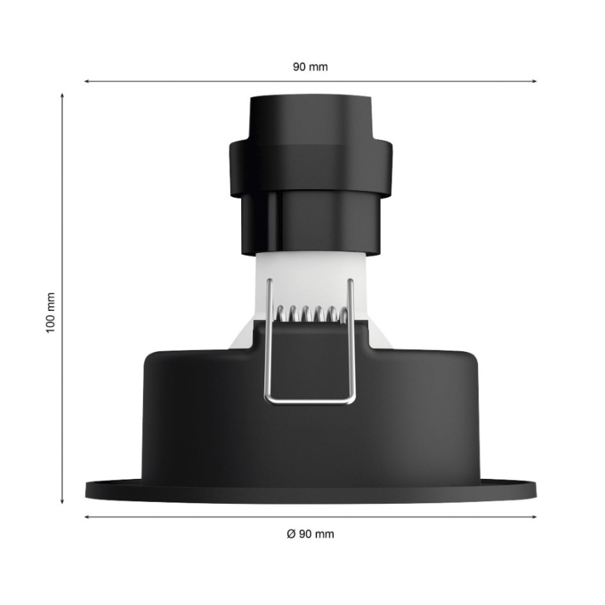 Philips - RINKINYS 3x LED RGB Reguliuojamas įleidžiamas šviestuvas Hue CENTURA 1xGU10/5,7W/230V 2000-6500K