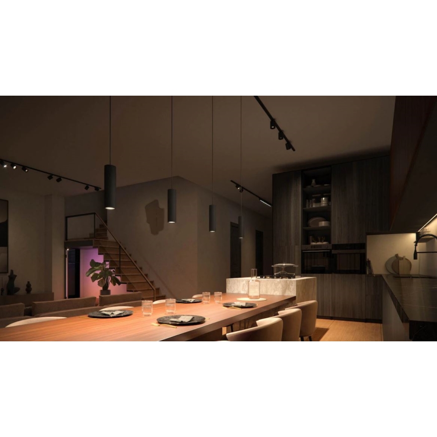 Philips - RINKINYS 3x LED RGBW Reguliuojamas pakabinamas sietynas bėgių sistemai Hue PERIFO LED/15,6W/230V 2000-6500K