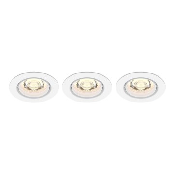 Philips -RINKINYS 3xLED Reguliuojamas įleidžiamas šviestuvas IMPALA Warm Glow LED/6W/230V