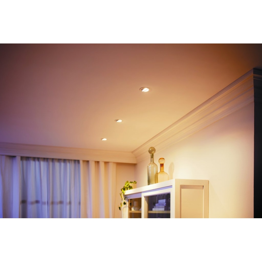 Philips -RINKINYS 3xLED Reguliuojamas įleidžiamas šviestuvas IMPALA Warm Glow LED/6W/230V