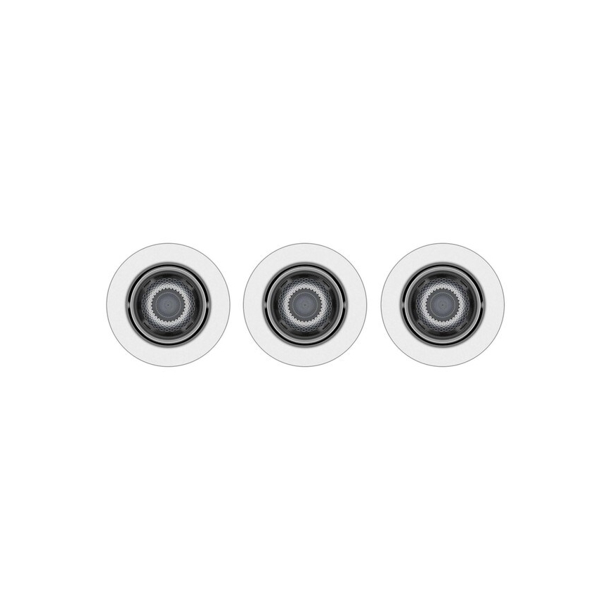 Philips -RINKINYS 3xLED Reguliuojamas įleidžiamas šviestuvas IMPALA Warm Glow LED/6W/230V