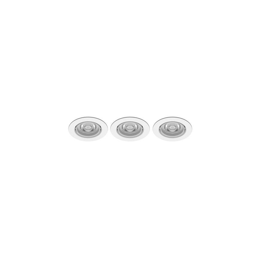 Philips -RINKINYS 3xLED Reguliuojamas įleidžiamas šviestuvas IMPALA Warm Glow LED/6W/230V