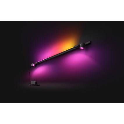 Philips - RINKINYS 3xLED RGB Reguliuojamas sieninis šviestuvas bėgių sistemai  Hue PERIFO LED/39,9W/230V 2000-6500K