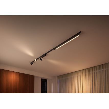 Philips - RINKINYS 4x LED RGB Reguliuojamas šviestuvas bėgių sistemai Hue PERIFO LED RGB/44,6W/230V 2000-6500K