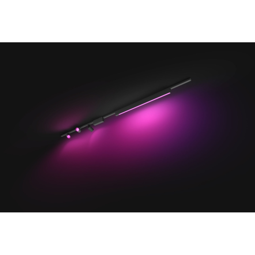 Philips - RINKINYS 4x LED RGB Reguliuojamas šviestuvas bėgių sistemai Hue PERIFO LED RGB/44,6W/230V 2000-6500K