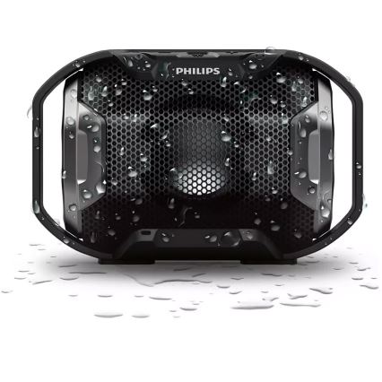 Philips SB300B/00 – Bluetooth nešiojamasis garsiakalbis 4W/5V IPX7 juodas