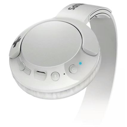 Philips SHB3075WT/00 – Baltos belaidės ausinės su Bluetooth.