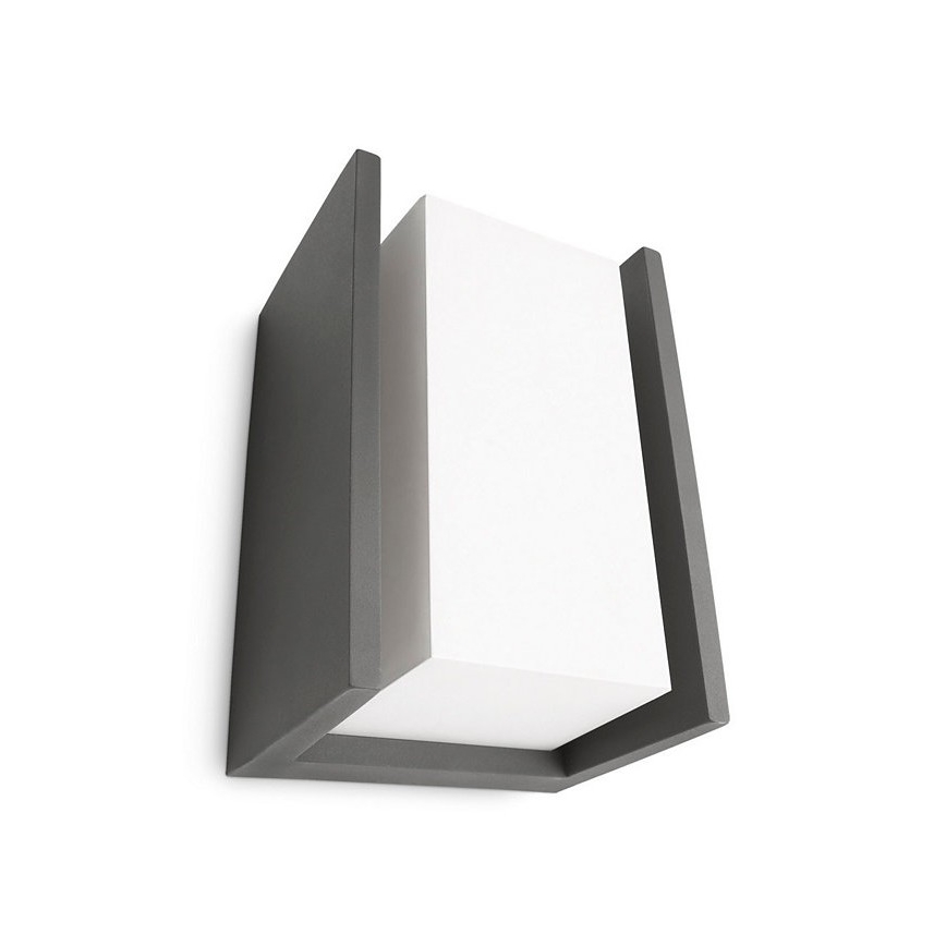 Philips - Sieninis lauko šviestuvas BRIDGE 1xE27/15W/230V IP44