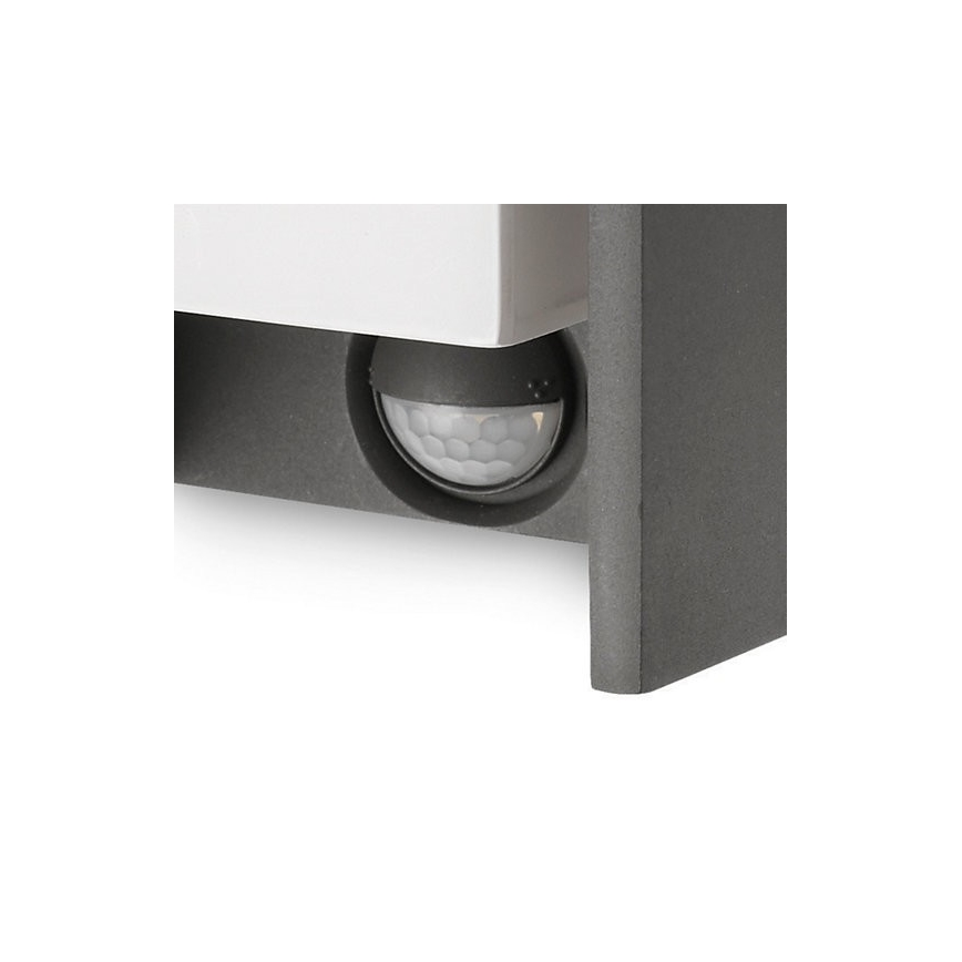Philips - Sieninis lauko šviestuvas su jutikliu BRIDGE 1xE27/15W/230V IP44