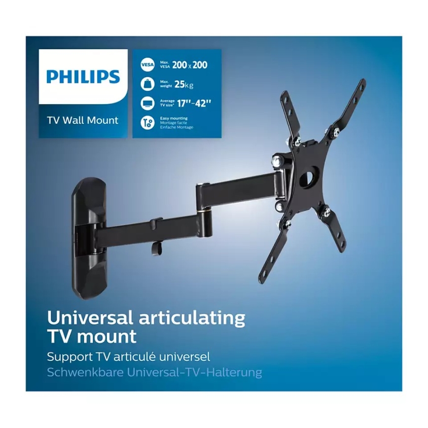 Philips SQM9222/00 - Sieninis televizoriaus laikiklis su vyriais 17-42