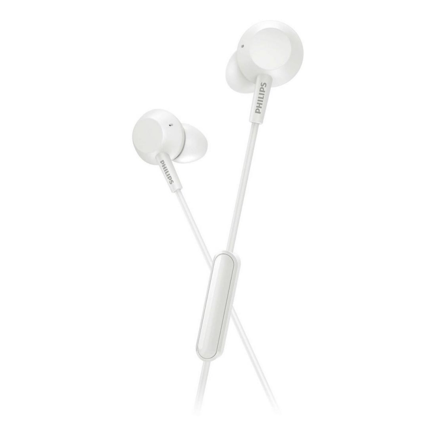 Philips TAE4105WT/00 – Ausinės su mikrofonu JACK 3,5 mm baltas