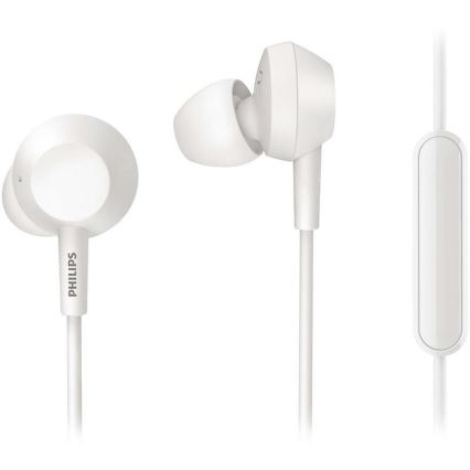 Philips TAE4105WT/00 – Ausinės su mikrofonu JACK 3,5 mm baltas