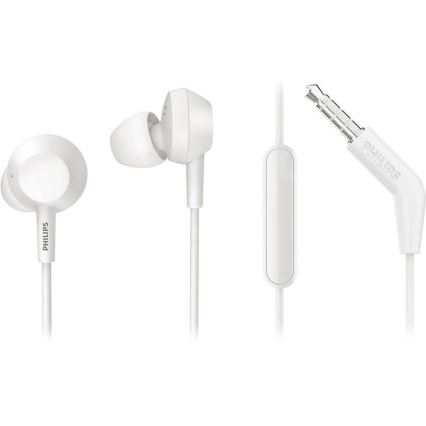 Philips TAE4105WT/00 – Ausinės su mikrofonu JACK 3,5 mm baltas