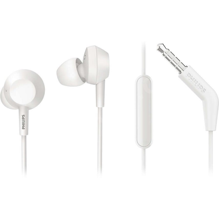 Philips TAE4105WT/00 – Ausinės su mikrofonu JACK 3,5 mm baltas