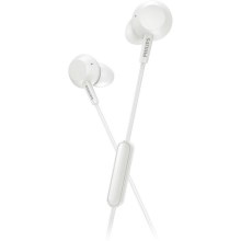 Philips TAE4105WT/00 – Bluetooth ausinės su mikrofono JACK 3,5 mm baltas