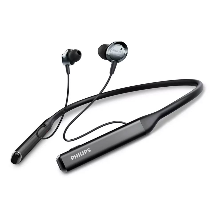 Philips TAPN505BK/00-Bluetooth ausinės su mikrofonu ir MicroSD grotuvu