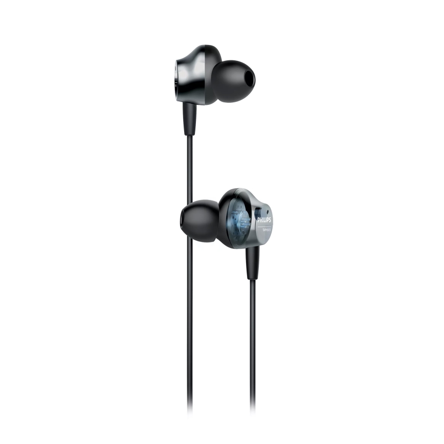 Philips TAPN505BK/00-Bluetooth ausinės su mikrofonu ir MicroSD grotuvu