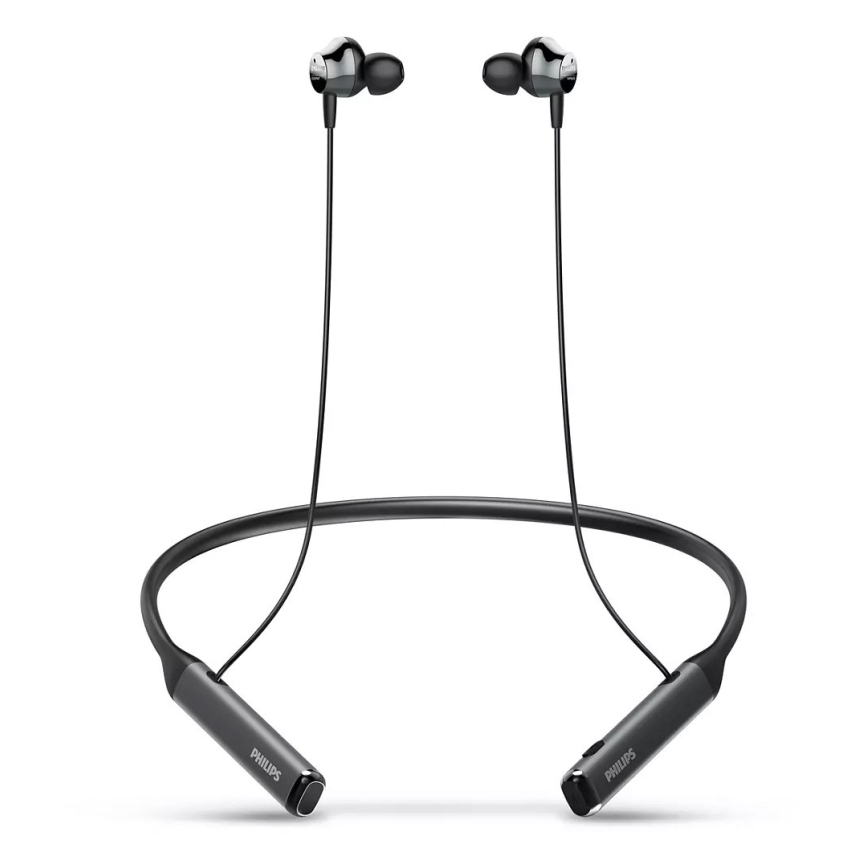 Philips TAPN505BK/00-Bluetooth ausinės su mikrofonu ir MicroSD grotuvu