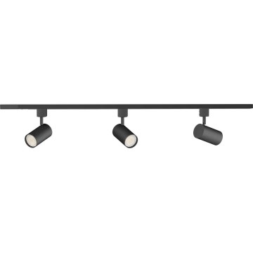 Philips - taškinis šviestuvas bėgelių sistemoje EASYLINK 3xGU10/7W/230V 1m juodas