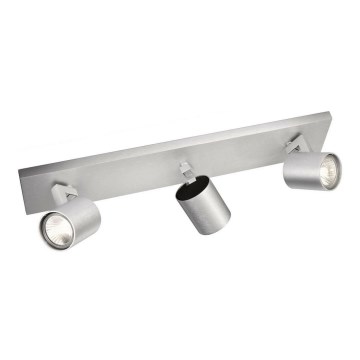 Philips - Taškinis šviestuvas matinio chromo 3xGU10/20W/230V