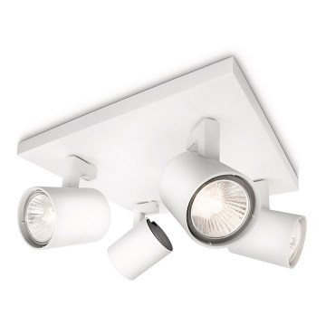 Philips - taškinis šviestuvas RUNNER 4xGU10/20W/230V baltas