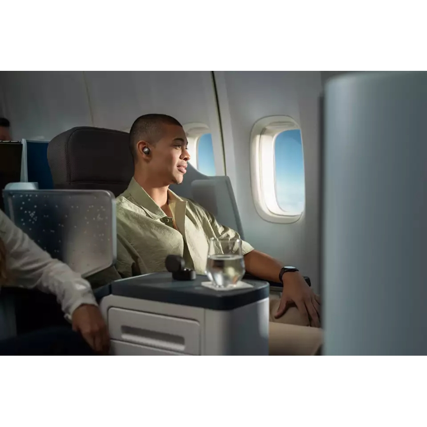 Philips TAT8505BK/00 - Belaidės ausinės IPX4 2x 55 mAh + 560 mAh juoda