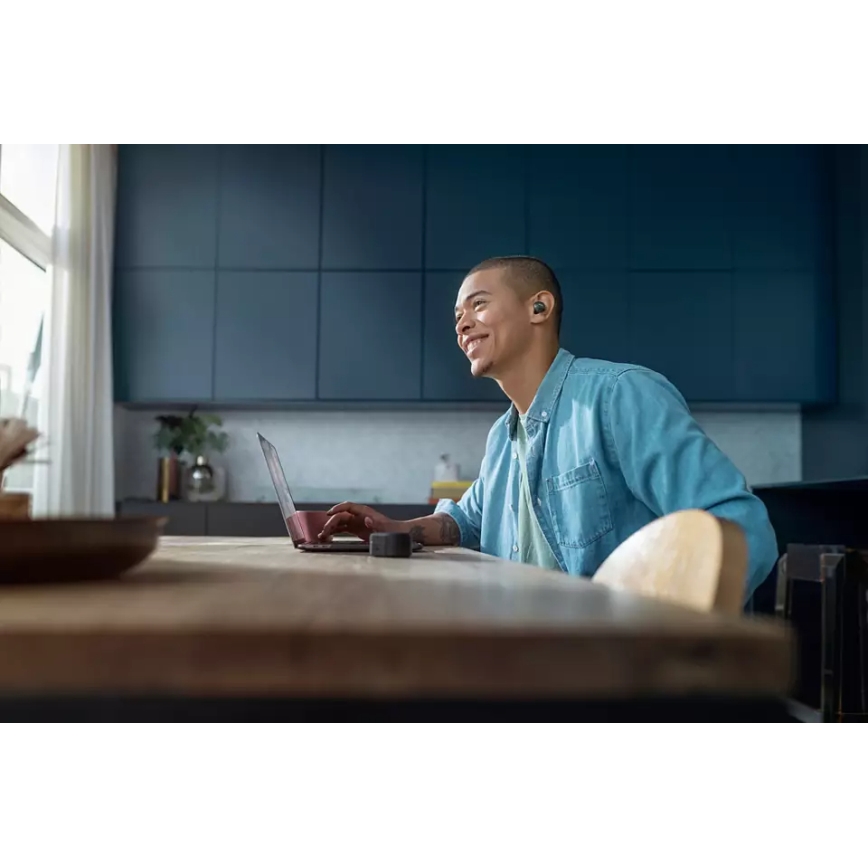 Philips TAT8505BK/00 - Belaidės ausinės IPX4 2x 55 mAh + 560 mAh juoda