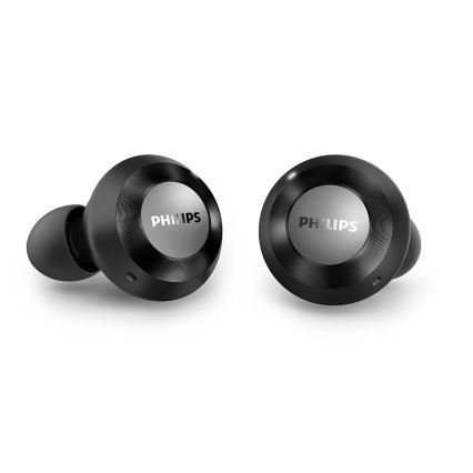 Philips TAT8505BK/00 - Belaidės ausinės IPX4 2x 55 mAh + 560 mAh juoda