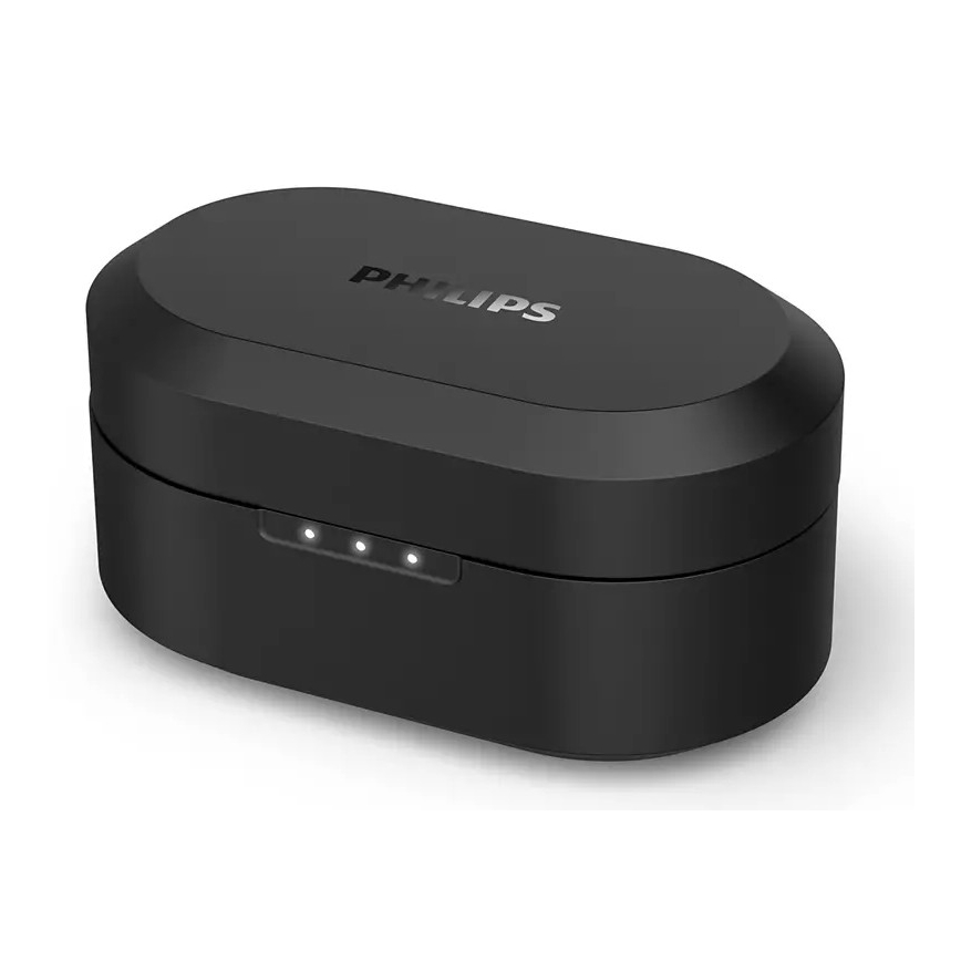 Philips TAT8505BK/00 - Belaidės ausinės IPX4 2x 55 mAh + 560 mAh juoda