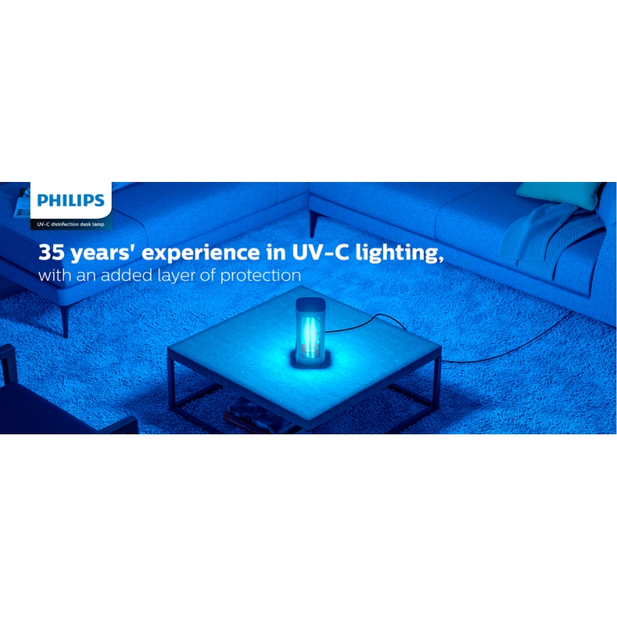 Philips - Dezinfekcinė germicidinė lempa su UV-C sensoriumi/24W/230V