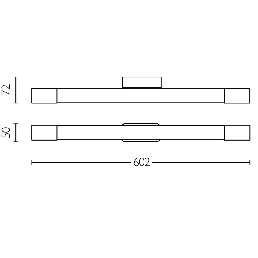 Philips - Vonios veidrodžio apšvietimas ROVER LED/10W/230V IP44 žalvaris