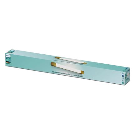 Philips - Vonios veidrodžio apšvietimas ROVER LED/10W/230V IP44 žalvaris