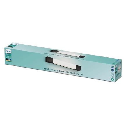 Philips - Vonios veidrodžio apšvietimas ROVER LED/5W/230V IP44 juoda
