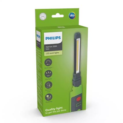 Philips X30SLIMX1 - LED Pritemdomas įkraunamas žibintuvėlis XPERION LED/5W/3,7V 500 blizgus 2500 mAh
