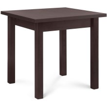 Pietų stalas HOSPE 78x80 cm bukas/wenge